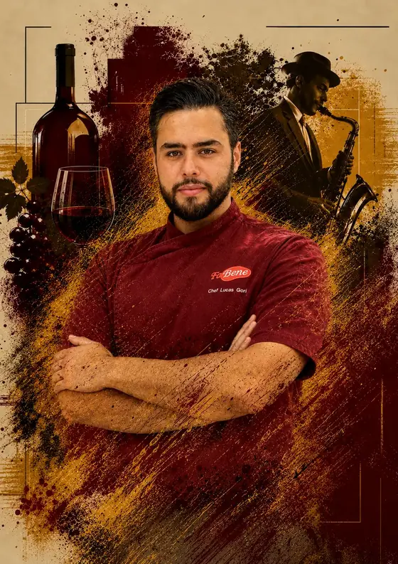 Chef Lucas Gori, participante do Wine&Jazz Sessions 2026