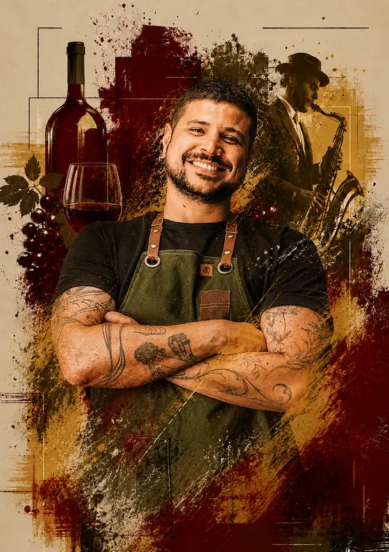 Chef Raul Lemos, participante do Wine&Jazz Sessions 2026